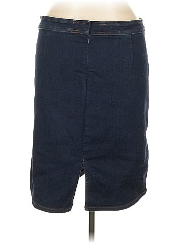 Lands' End Denim Skirt (view 2)