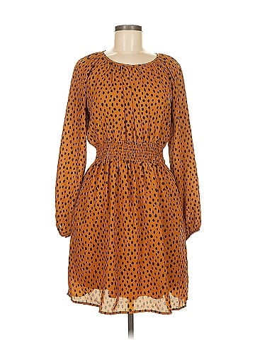 Perfect Peach Casual Dress (view 1)