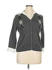 Notations 3/4 Sleeve Button Down Shirt