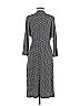 Kasper 100% Rayon Polka Dots Gray Casual Dress Size M - photo 2