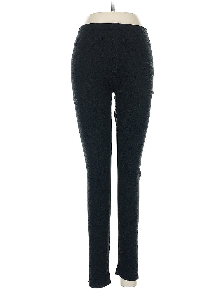 Cuddl Duds Solid Black Casual Pants Size M - photo 1