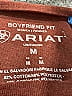 Ariat Floral Burgundy Short Sleeve T-Shirt Size M - photo 7