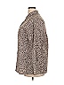 Foxcroft 100% Cotton Animal Print Gray Long Sleeve Button-Down Shirt Size 18 - photo 5