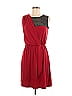 Studio Y Solid Burgundy Cocktail Dress Size M - photo 1