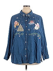White Stag Long Sleeve Button Down Shirt