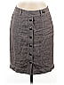 Worth 100% Linen Solid Gray Casual Skirt Size 6 - photo 1