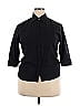 UNITI Black 3/4 Sleeve Blouse Size 3X - photo 1