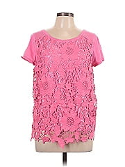 August Silk Short Sleeve Blouse