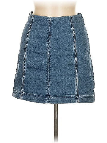 Free People Denim Skirt (view 1)