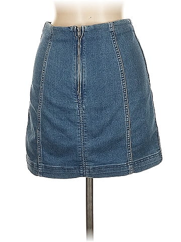 Free People Denim Skirt (view 2)