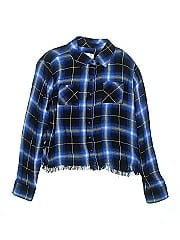 Justice Long Sleeve Button Down Shirt
