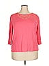Sag Harbor Pink Long Sleeve Top Size 2X - photo 1