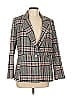 Alexia Admor 100% Polyester Houndstooth Gray Blazer Size 10 - photo 1