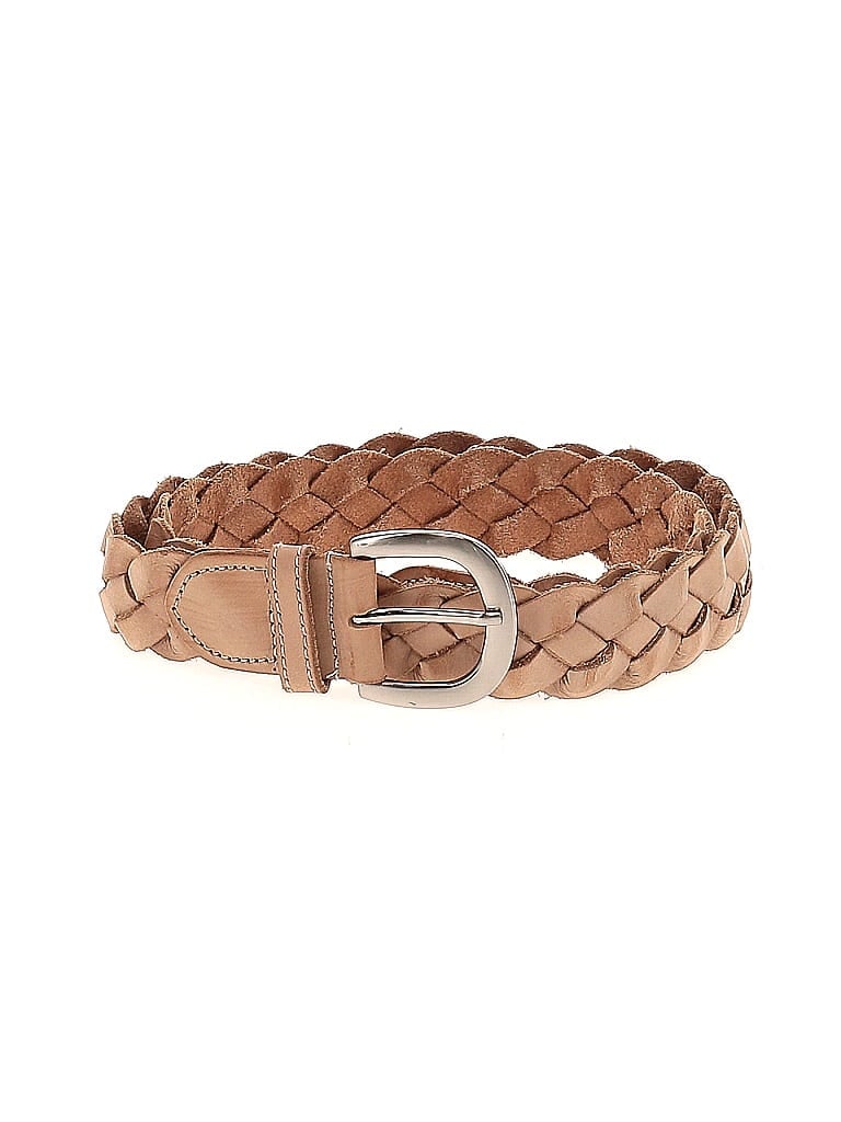Unbranded Brown Tan Leather Belt Size M - photo 1