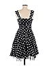 Hot Topic Polka Dots Black Cocktail Dress Size M - photo 2