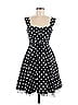 Hot Topic Polka Dots Black Cocktail Dress Size M - photo 1