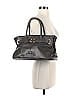 Onna Ehrlich 100% Leather Solid Black Gray Leather Satchel One size - photo 2