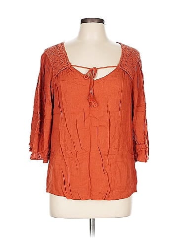 Democracy 3/4 Sleeve Blouse (view 1)