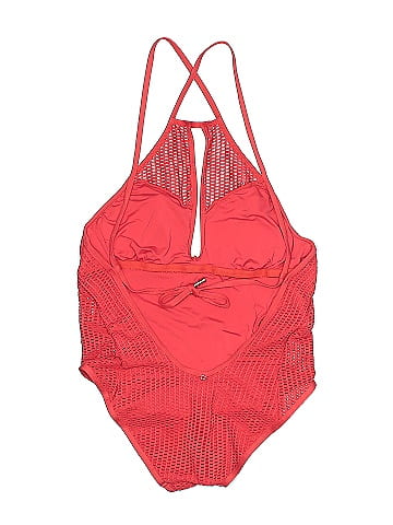 Red Carter One Piece Swimsuit (view 2)