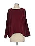 Xirena 100% Polyester Burgundy 3/4 Sleeve Top Size S - photo 1