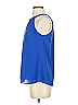 Naked Zebra 100% Polyester Blue Sleeveless Blouse Size S - photo 5