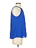 Naked Zebra 100% Polyester Blue Sleeveless Blouse Size S - photo 4