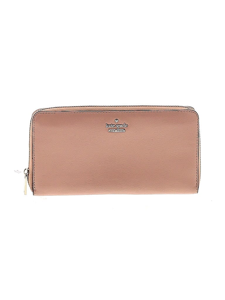 Kate Spade New York 100% Leather Tan Pink Leather Wallet One size - photo 1