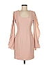 Black Halo Solid Pink Cocktail Dress Size 6 - photo 1