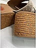 Chloé Tan Woody Broderie Anglaise Espadrilles Wedges Size EU 37 - photo 3