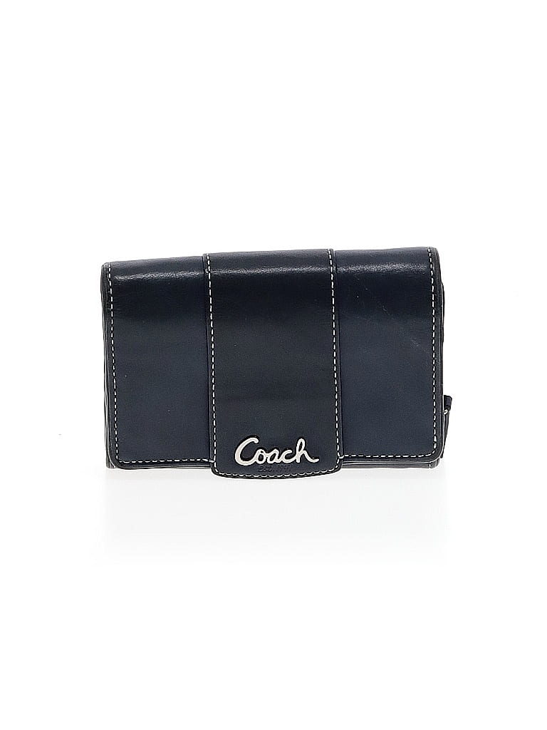 Coach Factory 100% Leather Blue Leather Wallet One size - photo 1