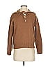 Nili Lotan 100% Wool Brown Wool Pullover Sweater Size XS - photo 1