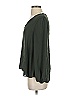 Aqua 100% Polyester Green Long Sleeve Blouse Size XS - photo 5