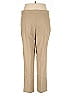Alfred Dunner Solid Tan Khakis Size 14 - photo 2