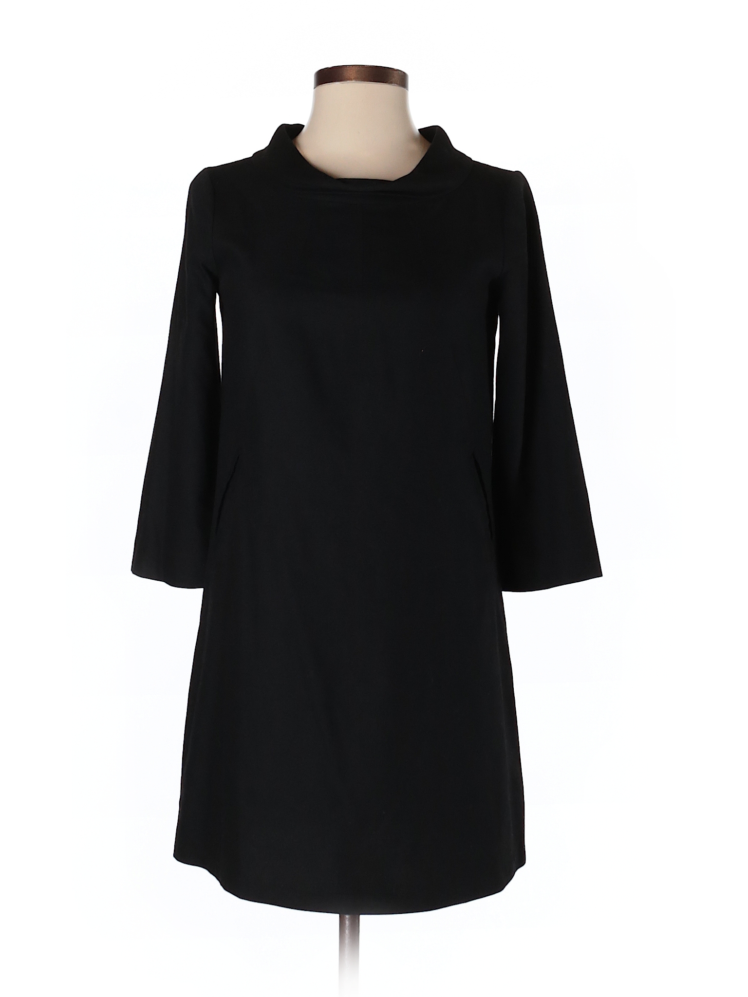 Theory Solid Black Casual Dress Size 2 - 88% off | thredUP
