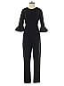 Black Halo Solid Black Jumpsuit Size 0 - photo 1