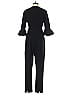 Black Halo Solid Black Jumpsuit Size 0 - photo 2
