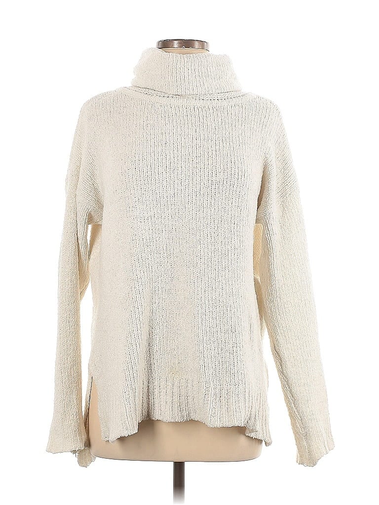 BB Dakota Ivory Turtleneck Sweater Size M - photo 1