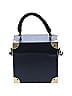 Unbranded 100% Leather Color Block Blue Black Leather Satchel One size - photo 3