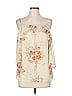 Soho 100% Polyester Ivory 3/4 Sleeve Blouse Size M - photo 1
