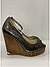 Jimmy Choo Gray Gold Wedges Size EU 39 1/2 - photo 11