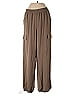 Assorted Brands 100% Polyester Brown Cargo Pants Size S - photo 1