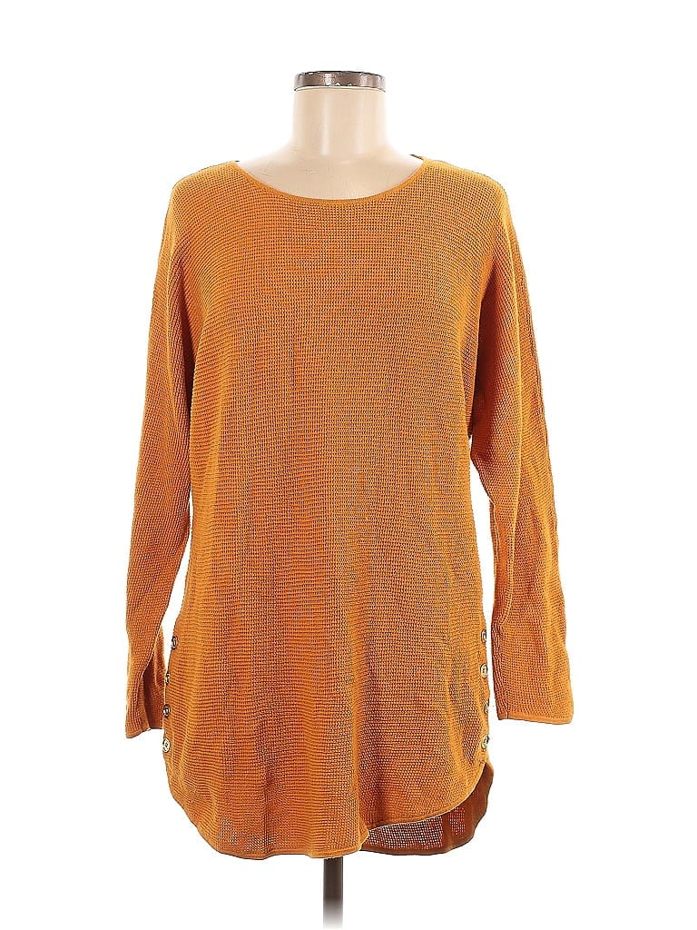 Pre-owned Michael Michael Kors Pullover Sweater In Orange