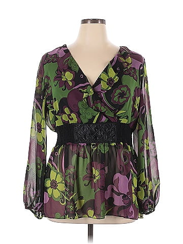 Bisou Bisou Long Sleeve Blouse (view 1)