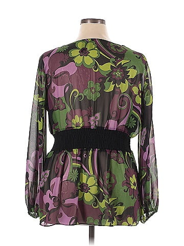 Bisou Bisou Long Sleeve Blouse (view 2)