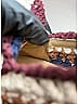 Chloé Tweed Burgundy Crochet Kayla Loafers Size EU 36 - photo 8