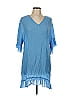 Ekouaer Blue Casual Dress Size L - photo 1