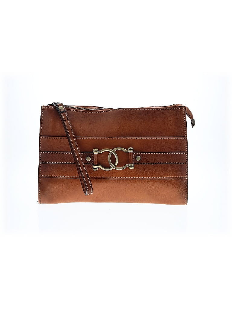 Pratesi 100% Leather Brown Leather Wristlet One size - photo 1