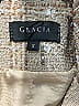 Gracia 100% Polyester Tweed Ivory Jacket Size S - photo 6