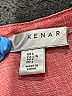 Kenar 100% Linen Pink 3/4 Sleeve Button-Down Shirt Size L - photo 7