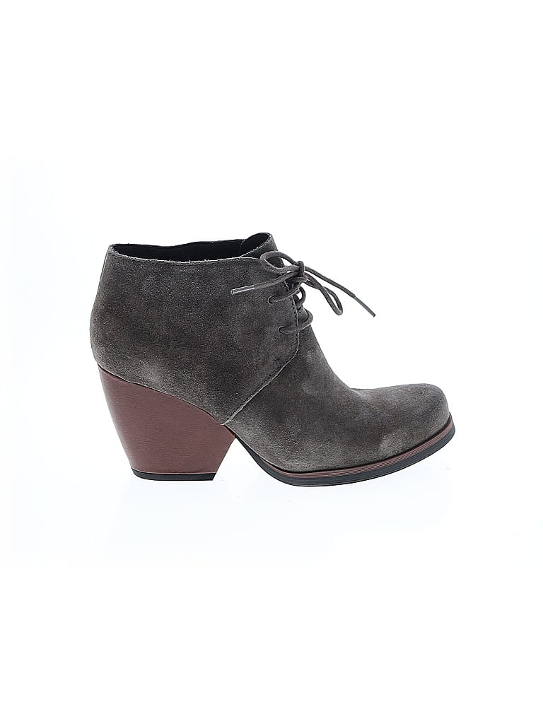 Korks Solid Gray Ankle Boots Size 7 1/2 - photo 1